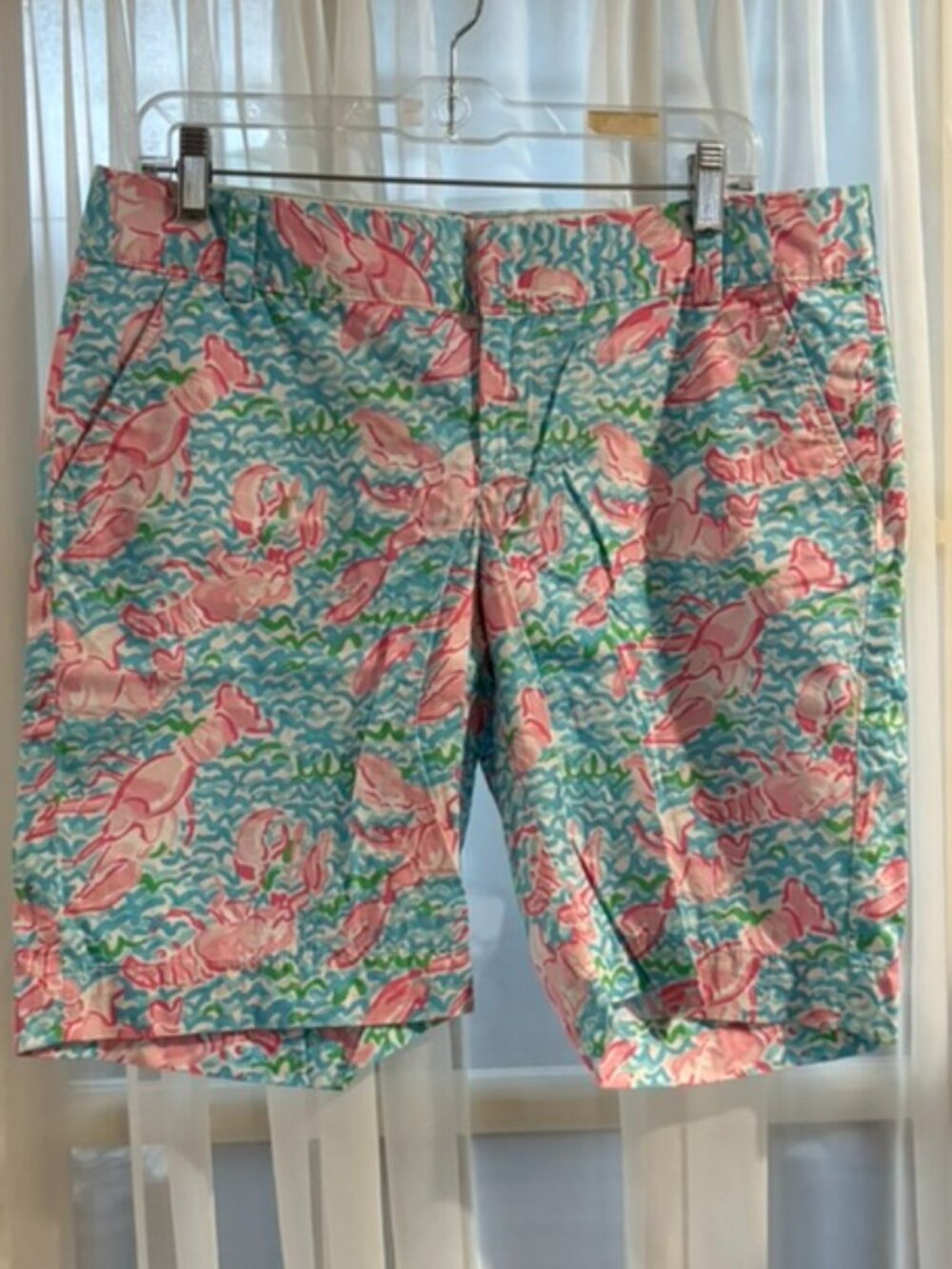 Lilly Pulitzer Chipper Short Lobstah Roll Size 10
